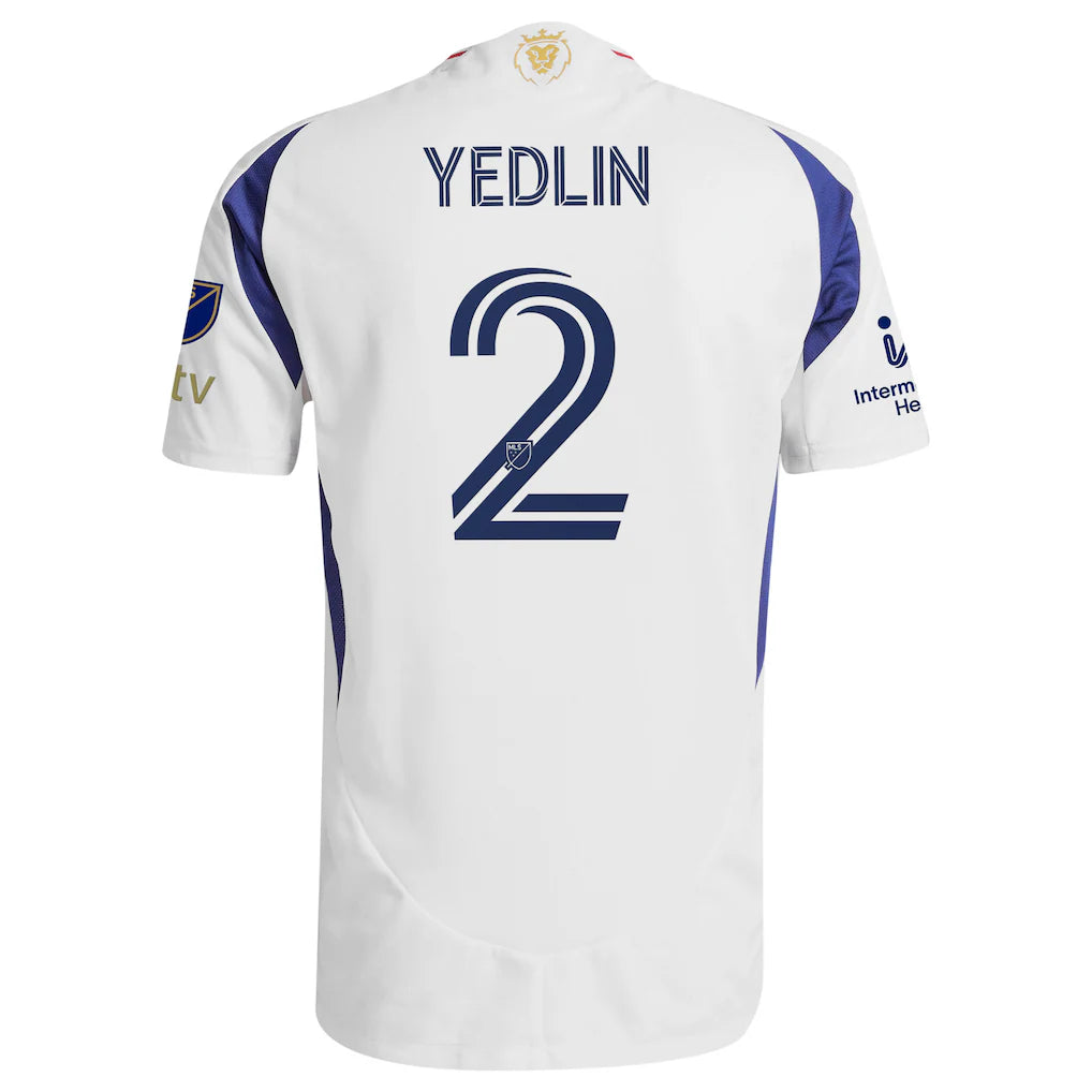 DeAndre Yedlin Real Salt Lake adidas 2025 Grid City On-Field Authentic Jersey - White