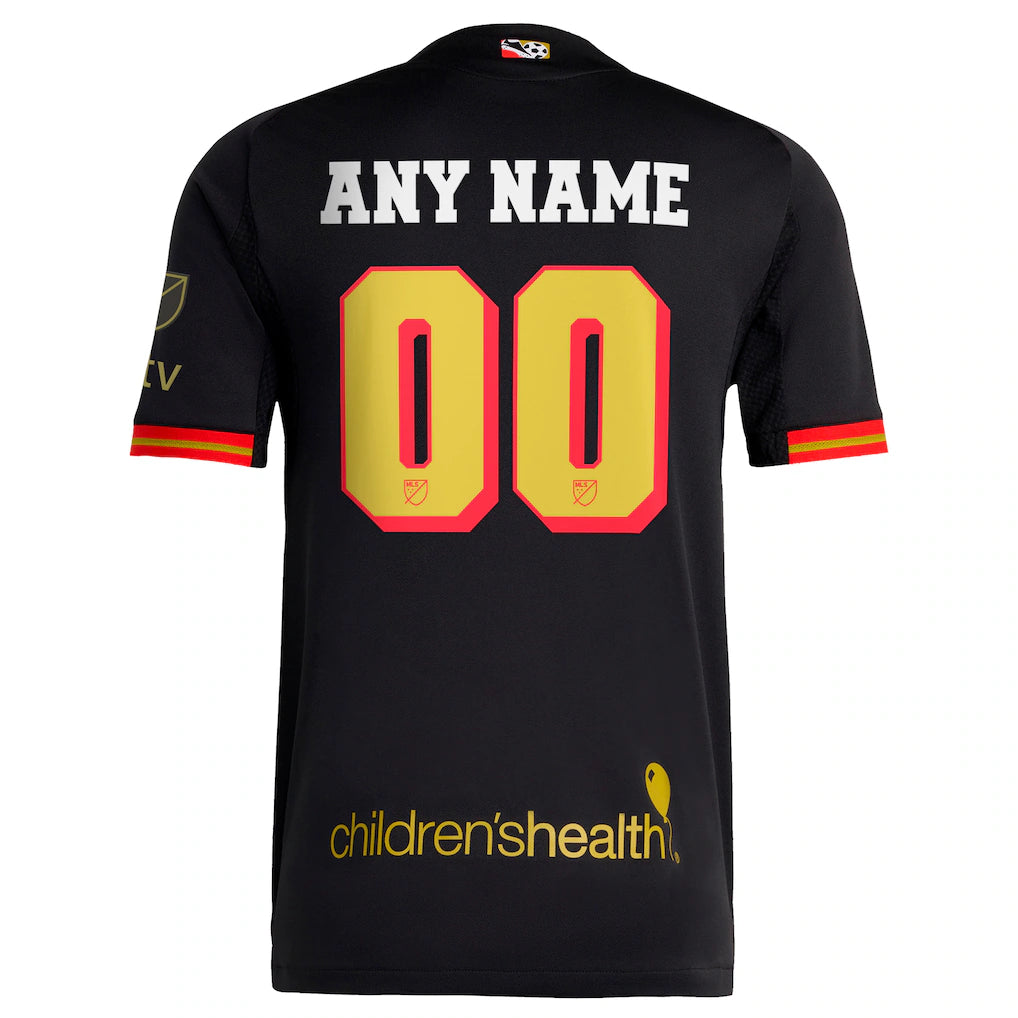FC Dallas adidas 2025 Third Authentic Custom Jersey - Black