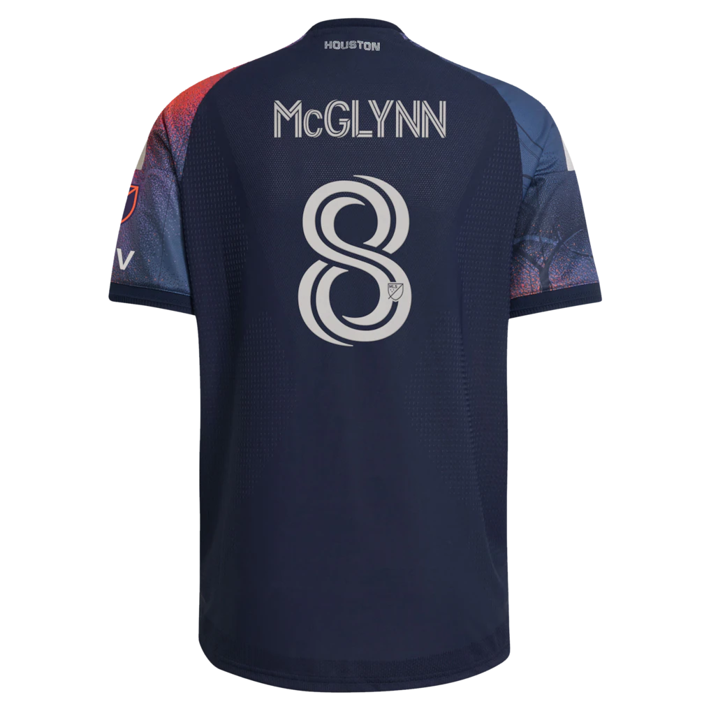 Jack McGlynn Houston Dynamo FC adidas 2026 Mission Control On-Field Authentic Patch Jersey - Blue