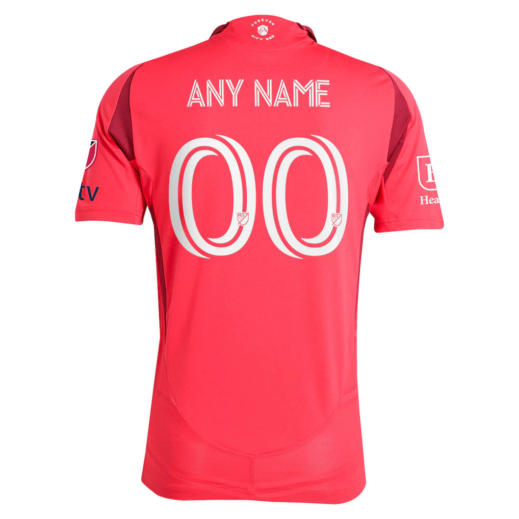 St. Louis CITY SC adidas 2025 Forever CITY Red On-Field Authentic Custom Jersey - Red