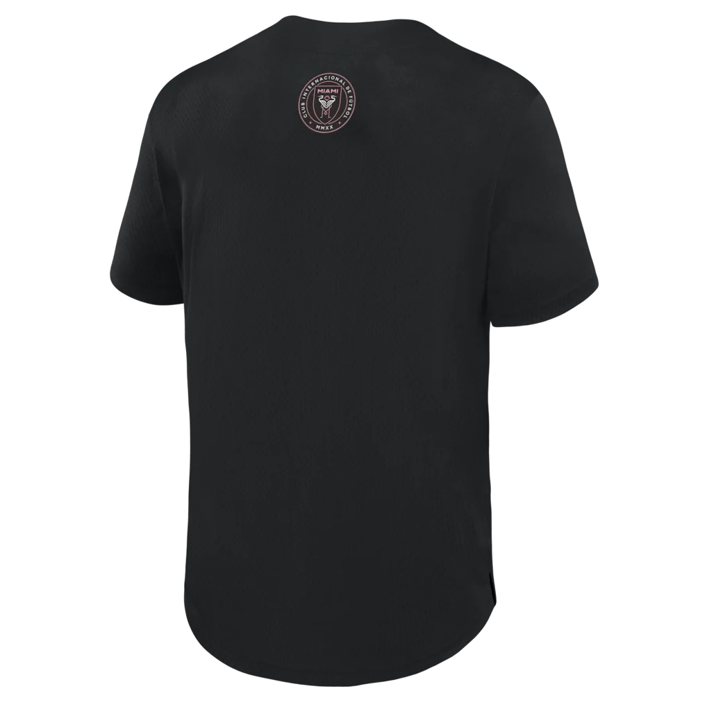 Inter Miami CF Fanatics Maximum Intensity Button-Up Jersey  - Black
