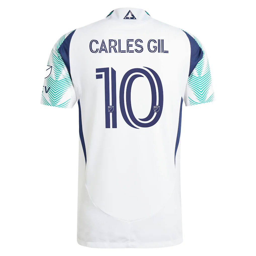 Carles Gil New England Revolution adidas 2025 Eastern White Pine x Flag of New England Authentic Player Jersey - White