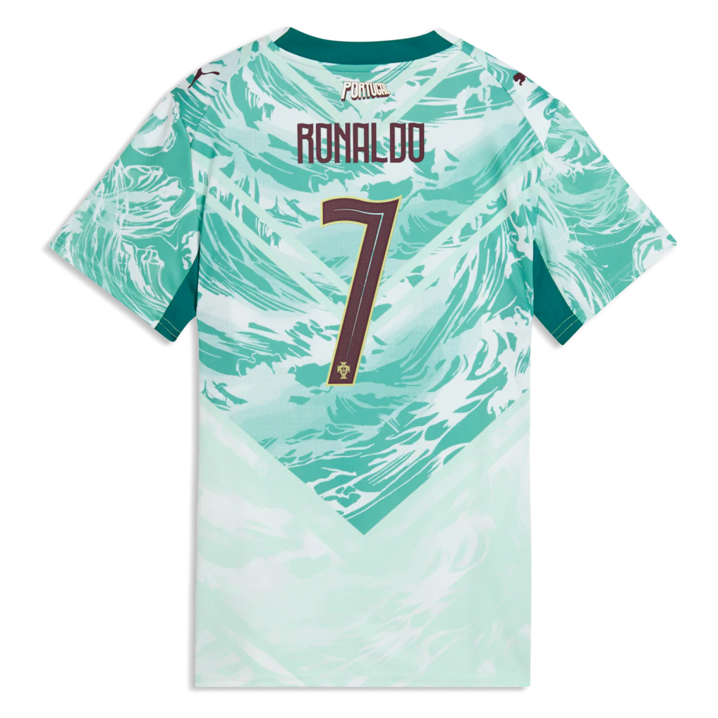 Cristiano Ronaldo Portugal National Team Puma Women's 2026 Away Replica Jersey - Green
