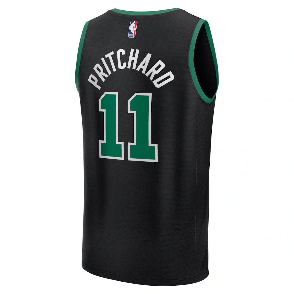 Payton Pritchard Boston Celtics Fanatics Fast Break Replica Player Jersey - Statement Edition - Black