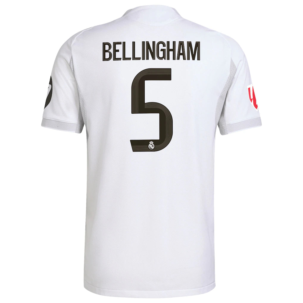 Jude Bellingham Real Madrid adidas 2025/26 Home Authentic Jersey - White