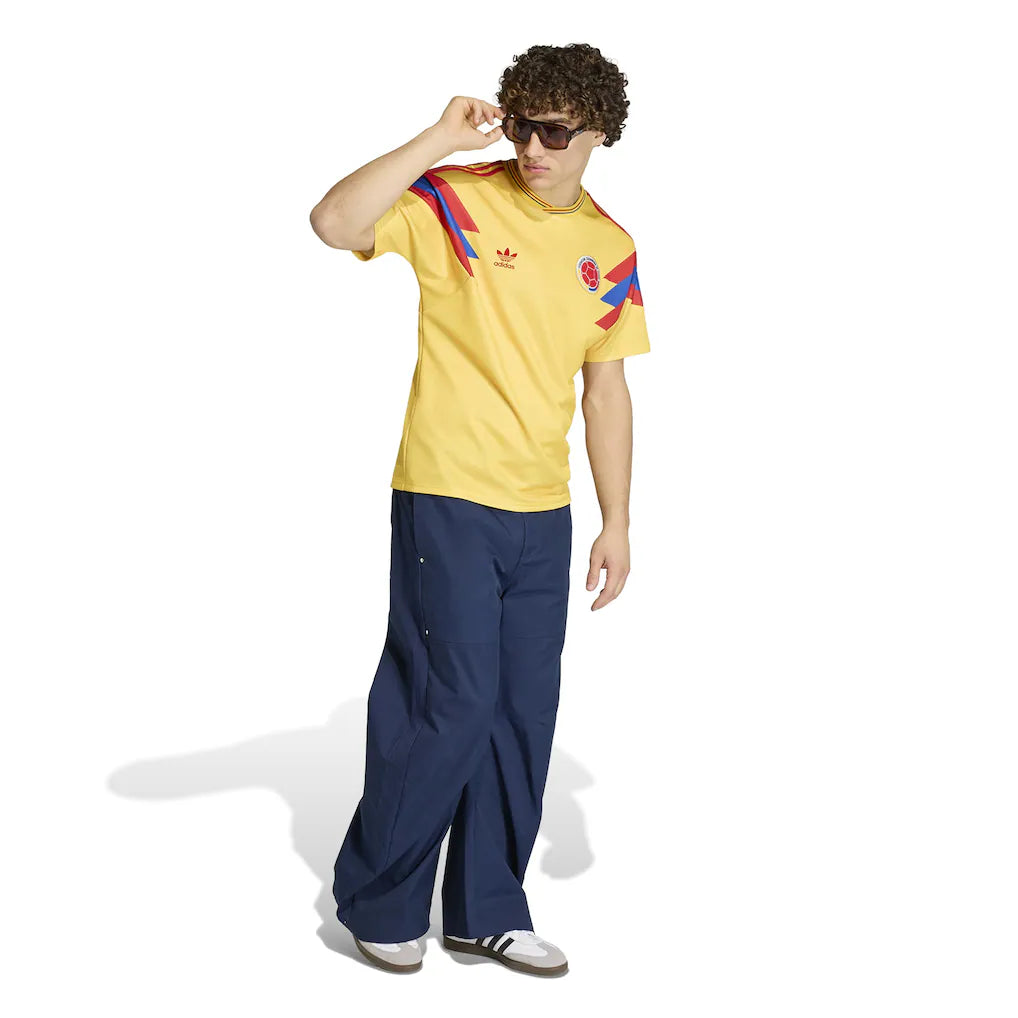 Colombia National Team adidas 1990 Bringback Home Jersey - Yellow
