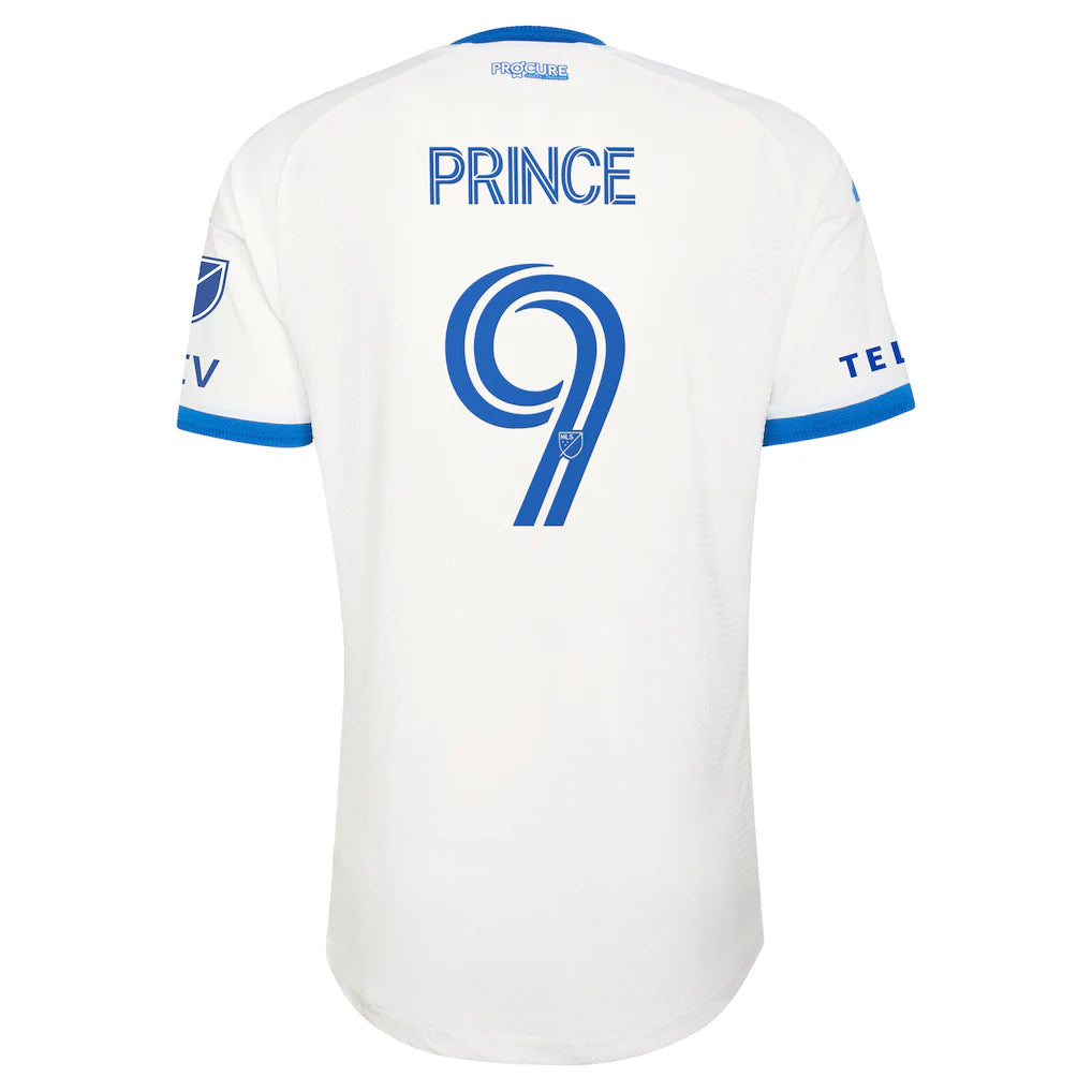 Prince Owusu CF Montreal adidas 2026 The Procure Jersey On-Field Authentic Patch Jersey - White