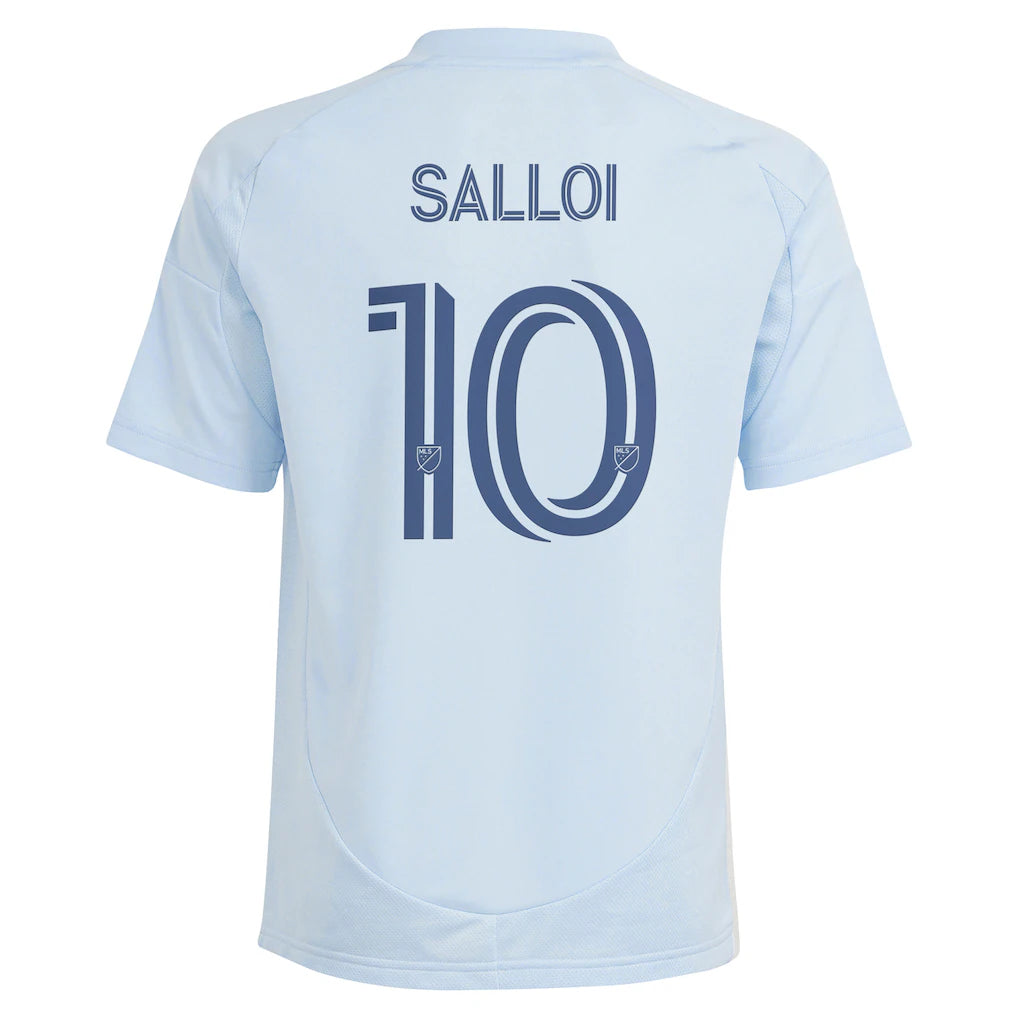 Daniel Salloi Sporting Kansas City adidas Youth 2025 One KC Replica Player Jersey - Light Blue