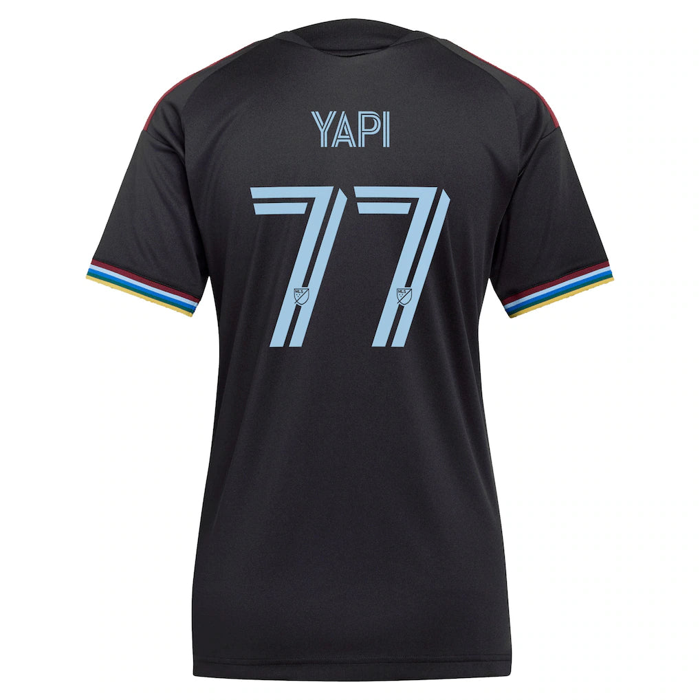 Darren Yapi Colorado Rapids adidas Women's 2026 Colorful Colorado Replica Jersey - Black