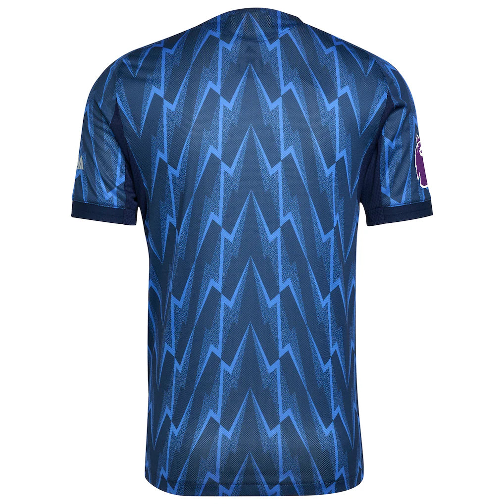 Arsenal adidas 2025/26 Away Authentic Jersey with Patch - Blue