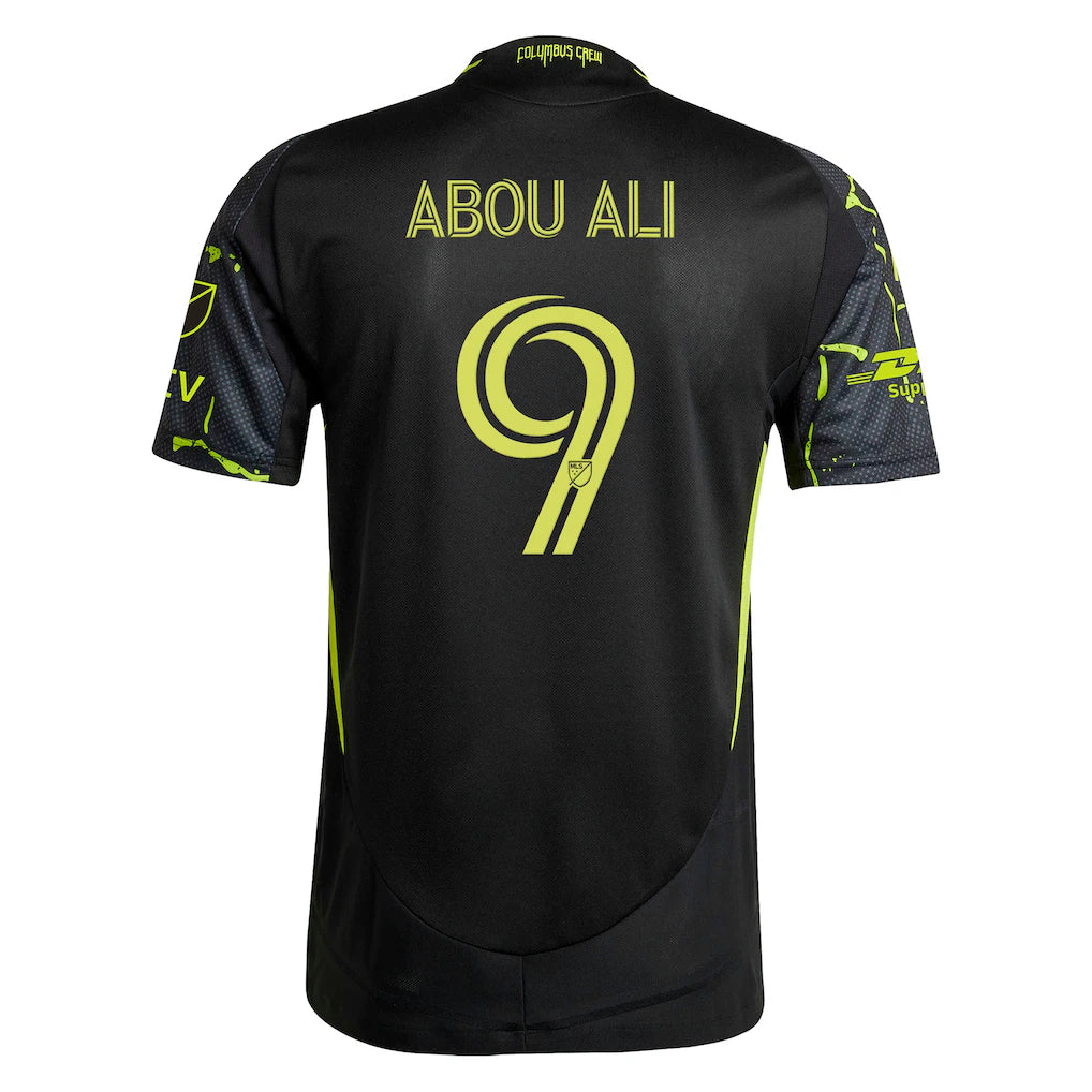 Wessam Abou Ali Columbus Crew adidas 2025 The Goosebumps Kit On-Field Authentic Jersey – Black