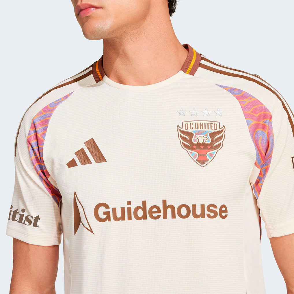 D.C. United adidas 2025 The Soul Kit On-Field Authentic Jersey - Natural