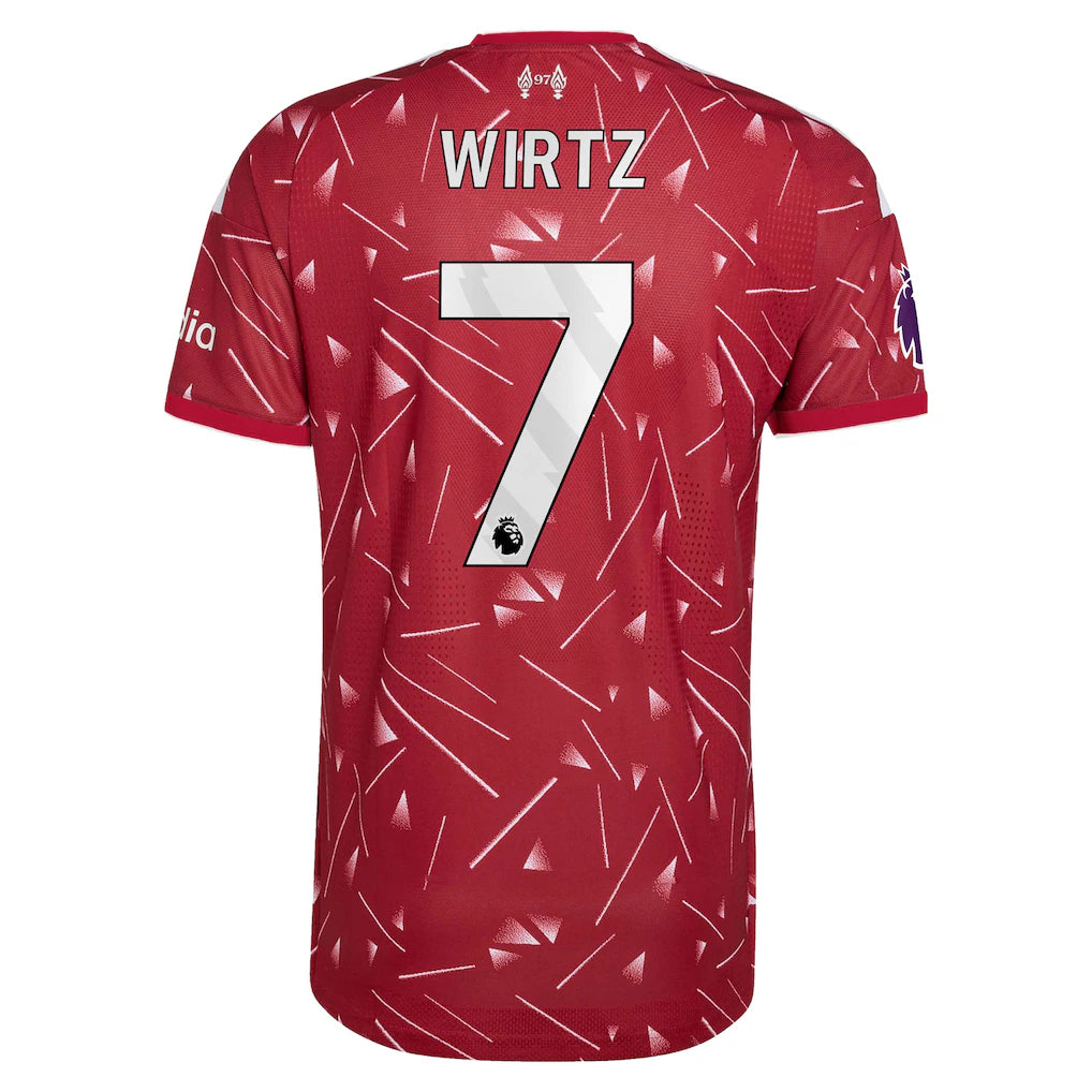 Florian Wirtz Liverpool adidas 2026/27 Home On-Field Authentic Jersey - Red