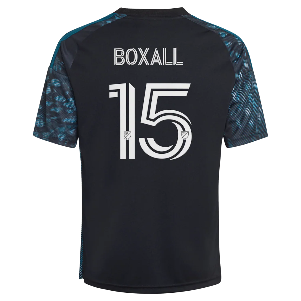 Michael Boxall Minnesota United FC adidas Youth 2026 The Decade Kit Replica Jersey - Black