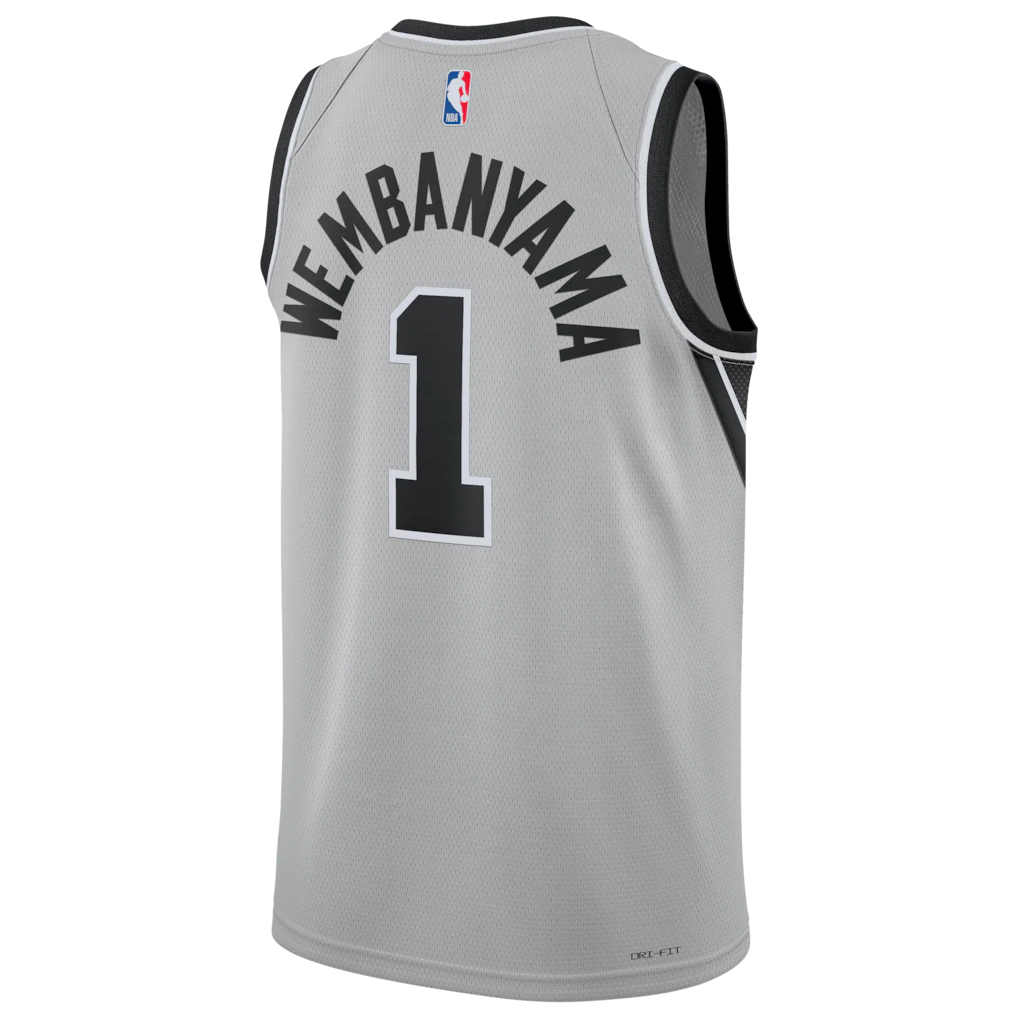 Victor Wembanyama San Antonio Spurs Jordan Brand Unisex  Swingman Jersey - Statement Edition - Silver