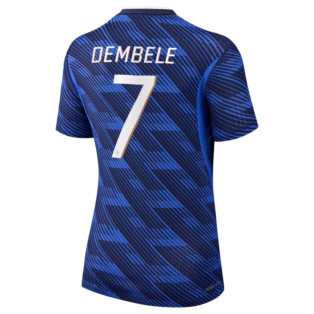 Ousmane Dembélé France National Team Nike Women's 2026 Home Match Authentic Jersey - Blue