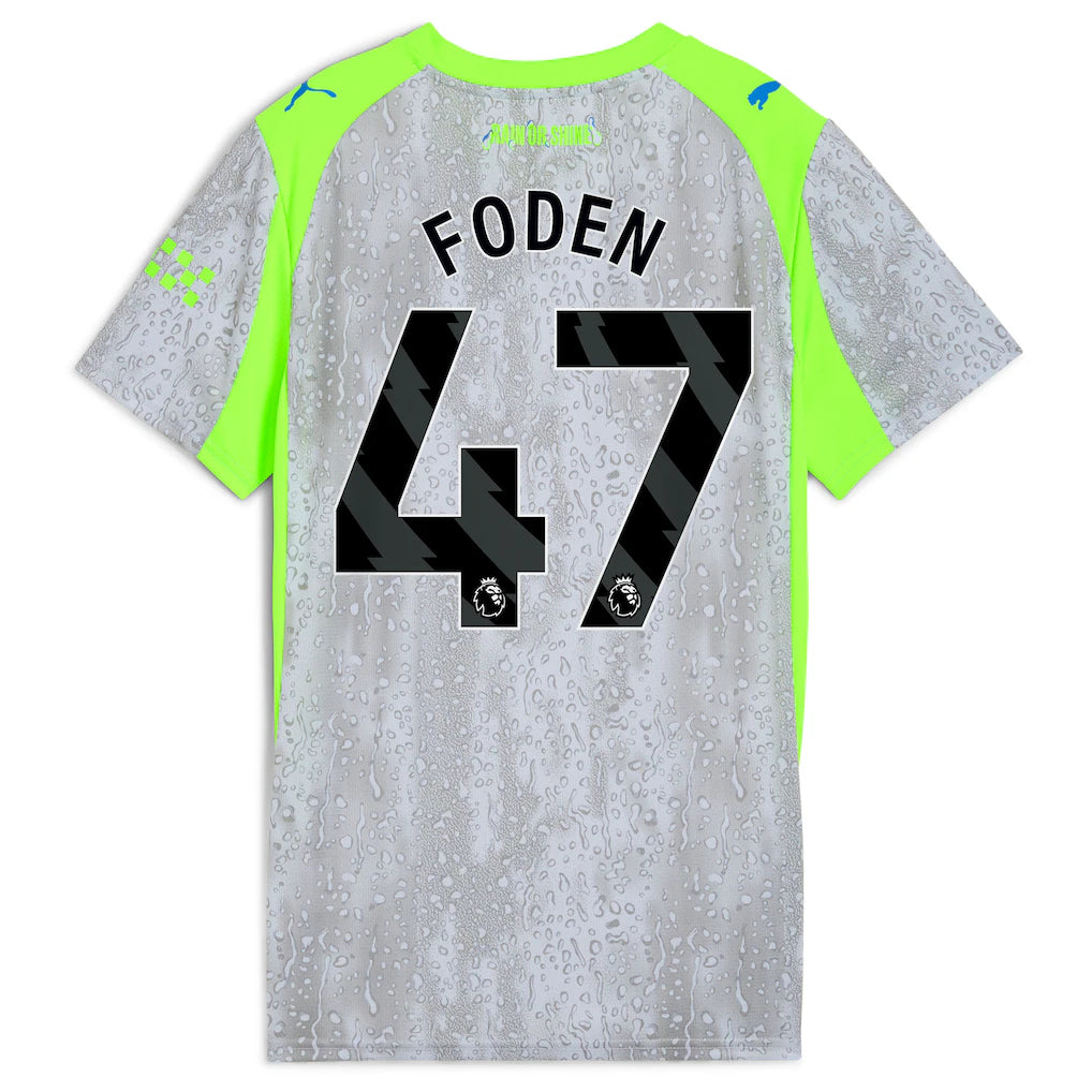 Manchester City Puma Women's 2025/26 Third Replica Jersey - Green/Neon Green