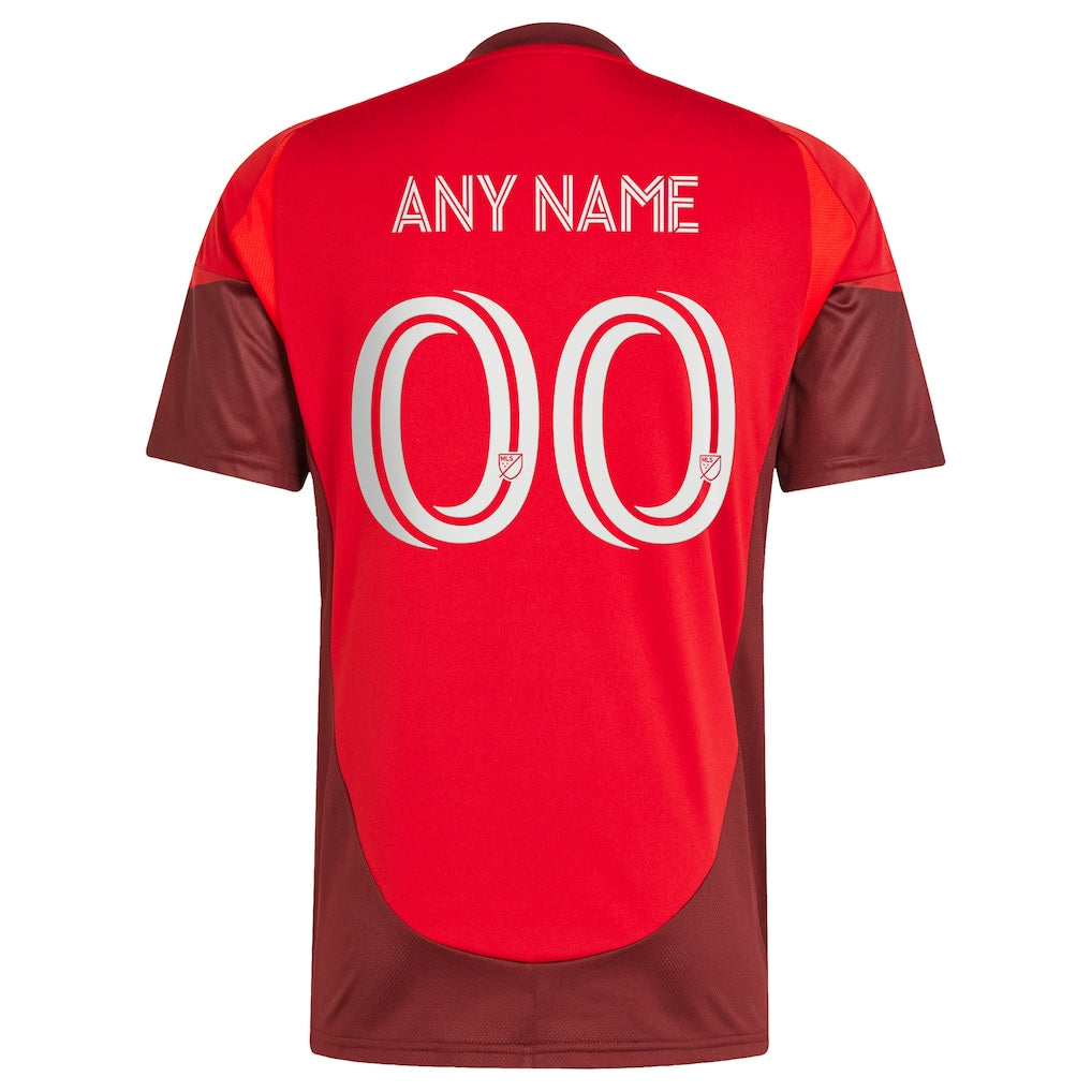 Toronto FC adidas 2025 Club Kit Replica Custom Jersey - Red