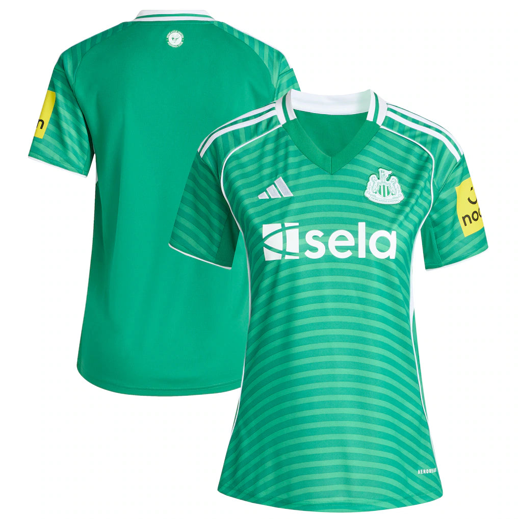 Newcastle United adidas Women's 2025/26 Away Replica Jersey - Green