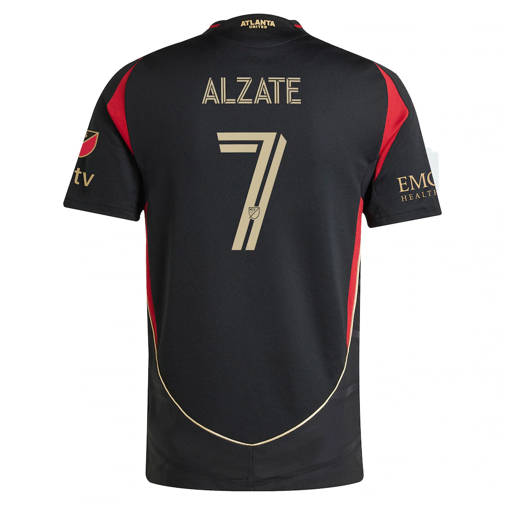 Steven Alzate Atlanta United FC adidas 2025 The Connector On-Field Authentic Jersey – Black