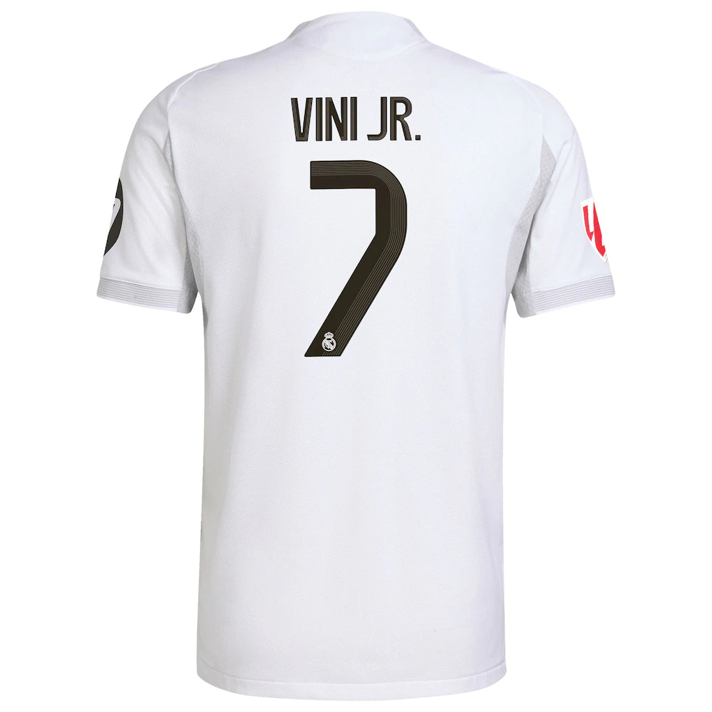 Vini Jr. Real Madrid adidas 2025/26 Home Authentic Jersey - White
