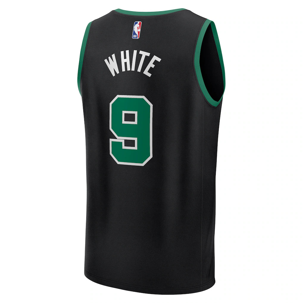 Derrick White Boston Celtics Fanatics Fast Break Replica Player Jersey - Statement Edition - Black