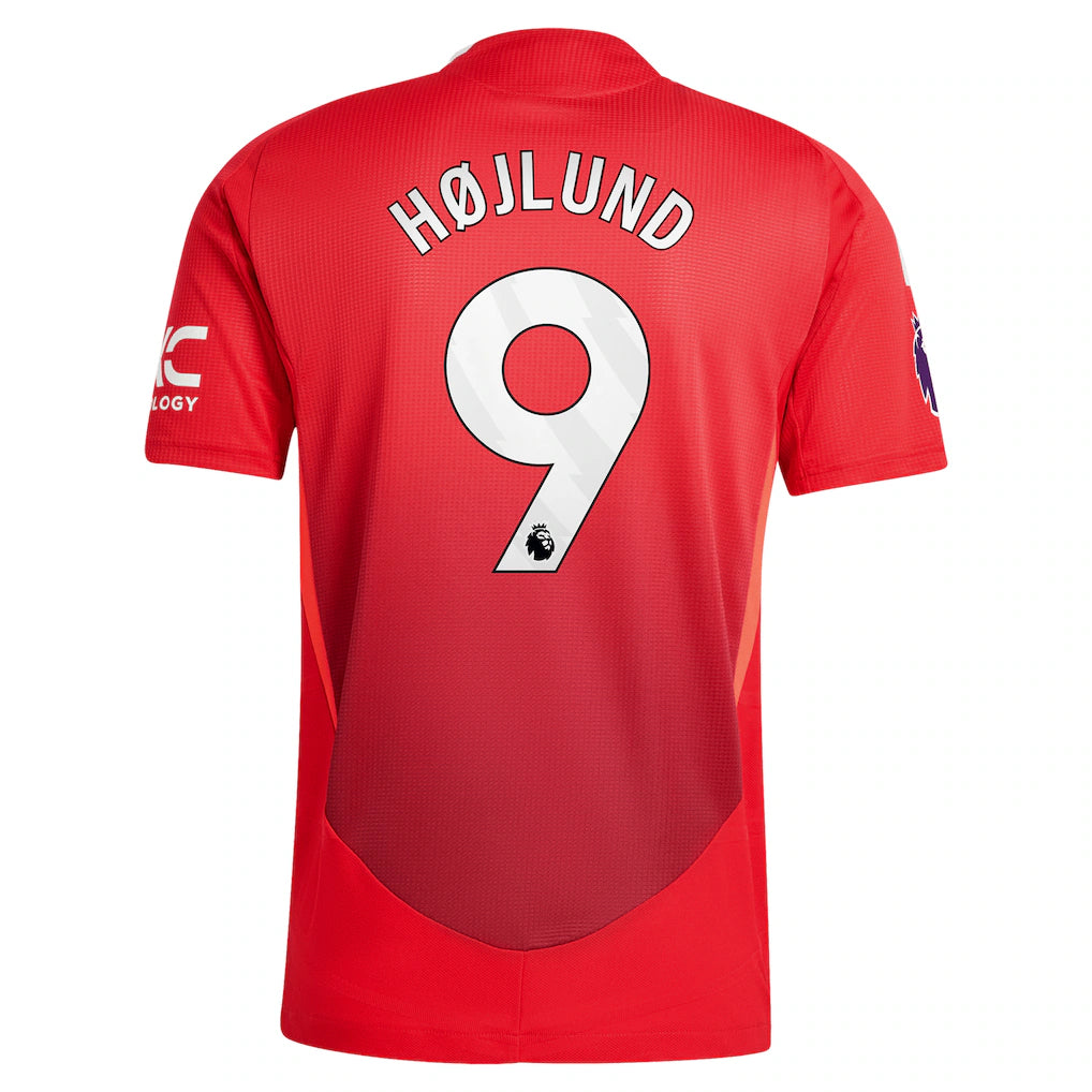 Rasmus Højlund Manchester United adidas 2024/25 Home Authentic Player Jersey - Red