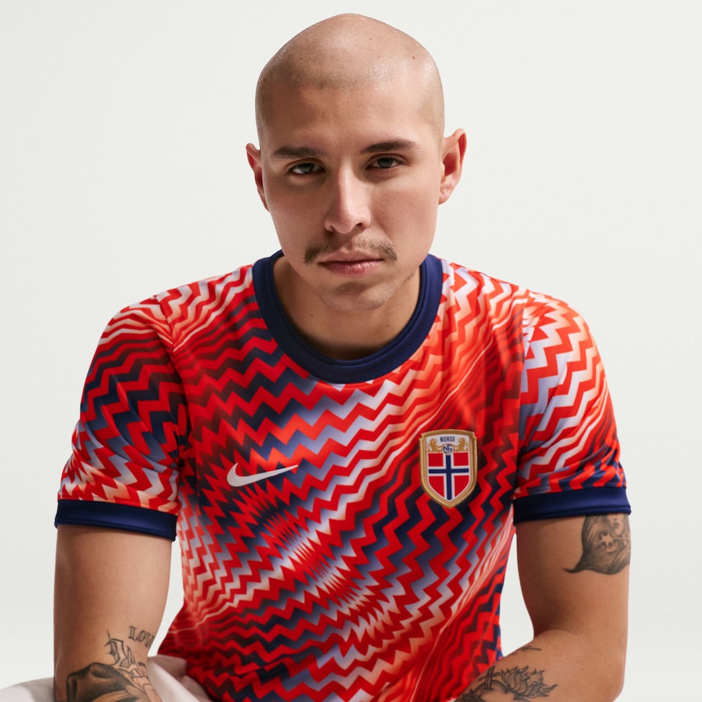 Norway National Team Nike 2026 Academy Pro Pre-Match Top - Orange
