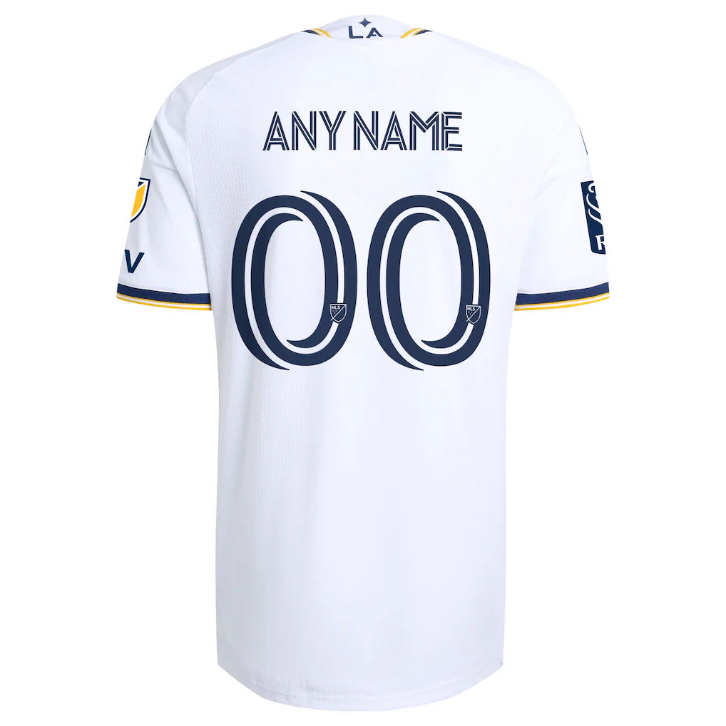 LA Galaxy adidas 2026 The VeloCITY Kit On-Field Authentic Patch Custom Jersey - White