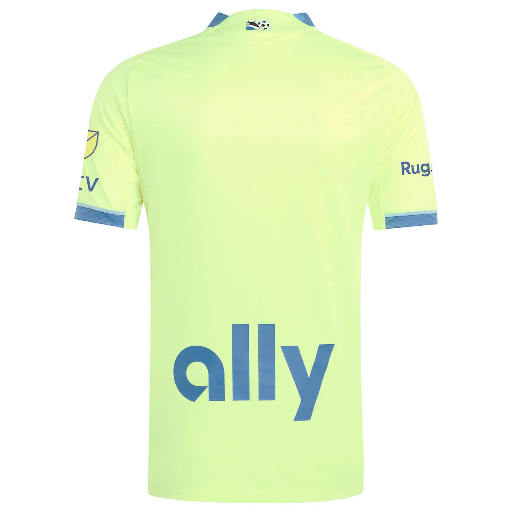Charlotte FC adidas 2025 Third Authentic Jersey - Yellow