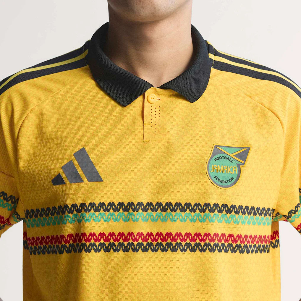 Jamaica National Team adidas 2026 Home On-Field Authentic Jersey - Yellow