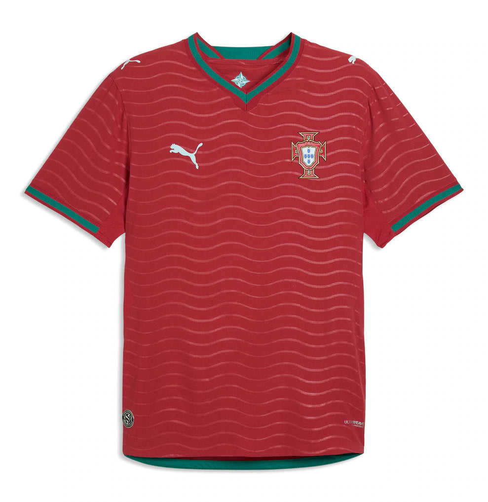 Portugal National Team Puma 2026 Home On Field Authentic Jersey - Red