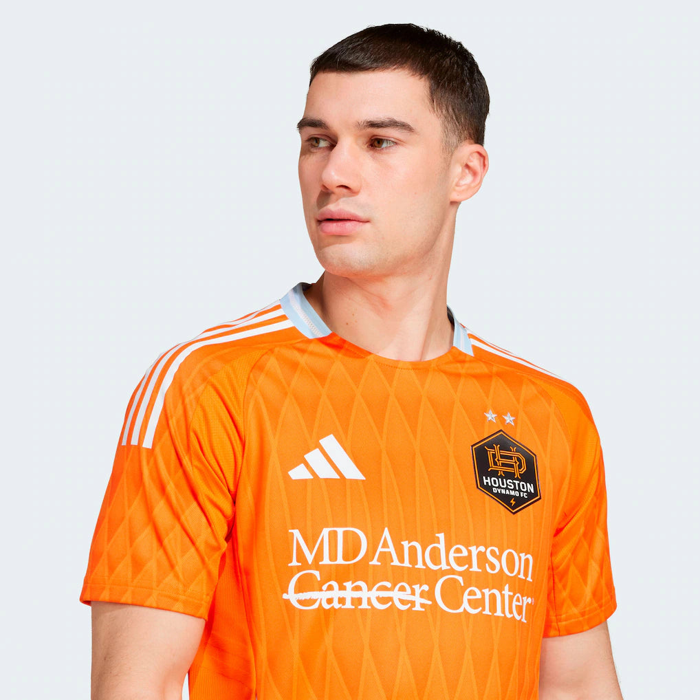 Houston Dynamo FC adidas 2025 Season 20 On-Field Authentic Jersey - Orange