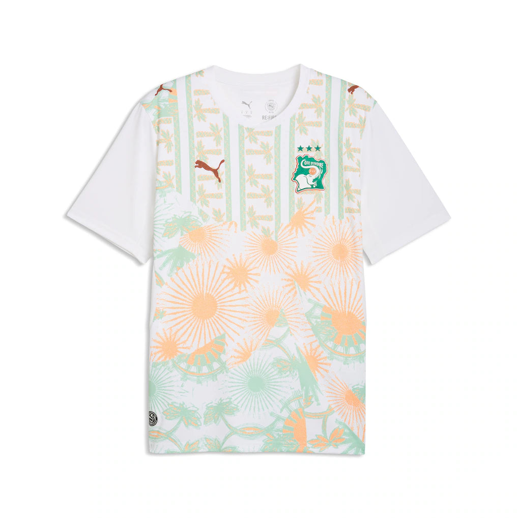 Ivory Coast National Team Puma 2026 Away Replica Jersey - White