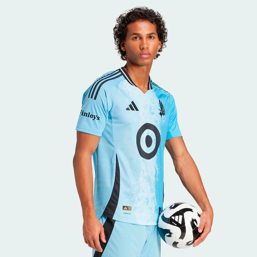 Minnesota United FC adidas 2025 CONVERGENCE On-Field Authentic Patch Jersey - Blue