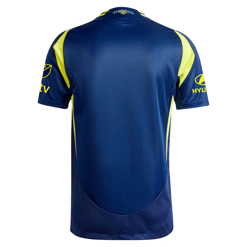 Nashville SC adidas 2025 The Heart Of Nashville Kit Authentic Jersey - Navy