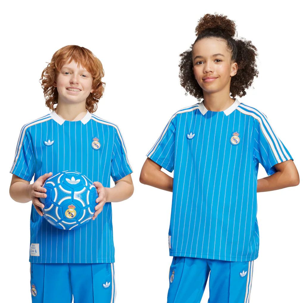 Real Madrid adidas Youth Terrace Icons Jersey - Blue