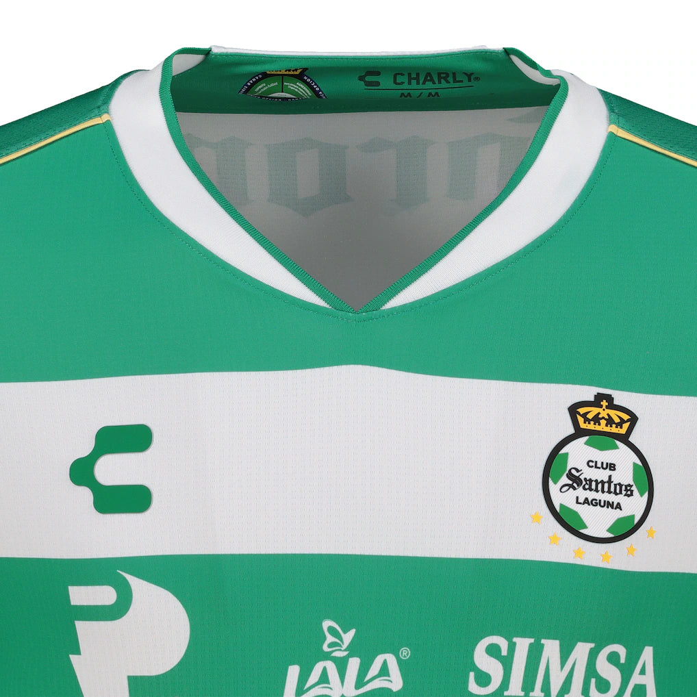 Santos Laguna Charly 2025/26 Home Authentic Jersey - Green