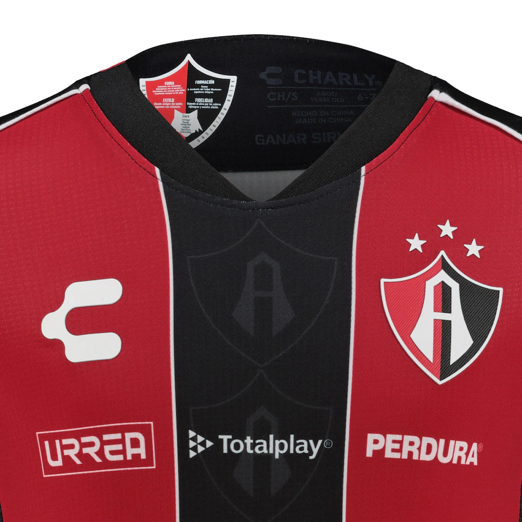 Club Atlas Charly Youth 2025/26 Home Authentic Jersey - Red