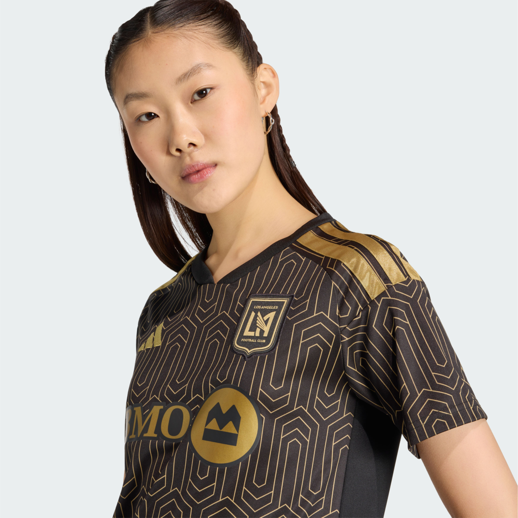 LAFC adidas Women's 2026 Primary Kit Replica Jersey - Black