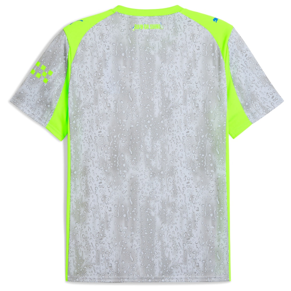 Manchester City Puma 2025/26 Third Replica Jersey - Gray/Neon Green