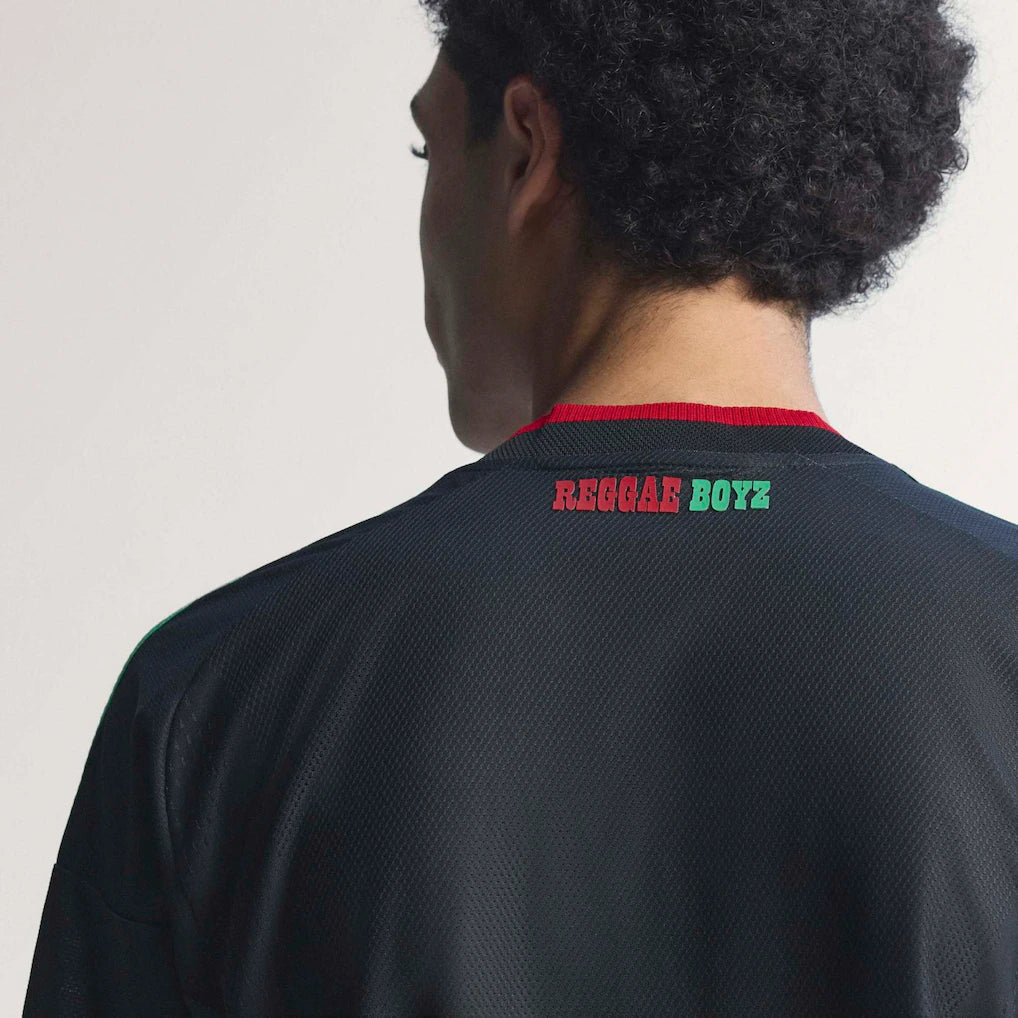 Jamaica National Team adidas 2026 Away On-Field Authentic Jersey - Black
