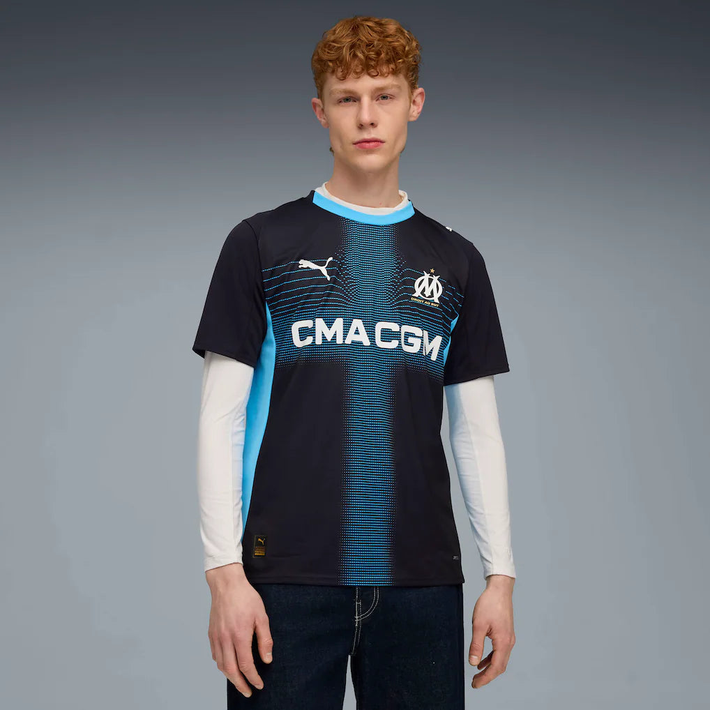 Olympique Marseille Puma 2025/26 Away Replica Jersey - Navy