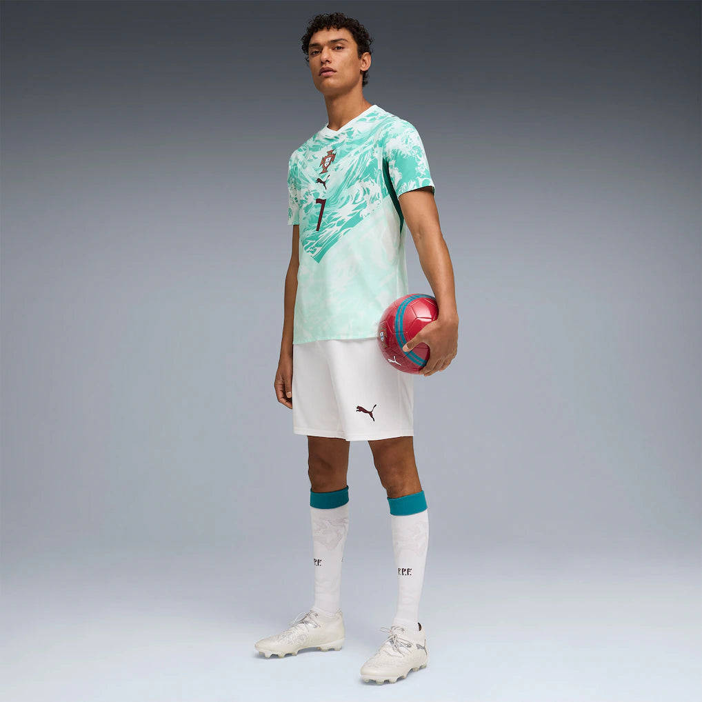 Cristiano Ronaldo Portugal National Team Puma 2026 Away On-Field Authentic Jersey - White