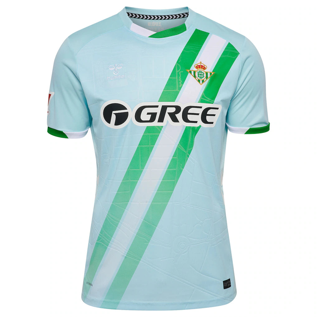 Real Betis Hummel Unisex Away 2025/26 Replica Jersey - Light Blue