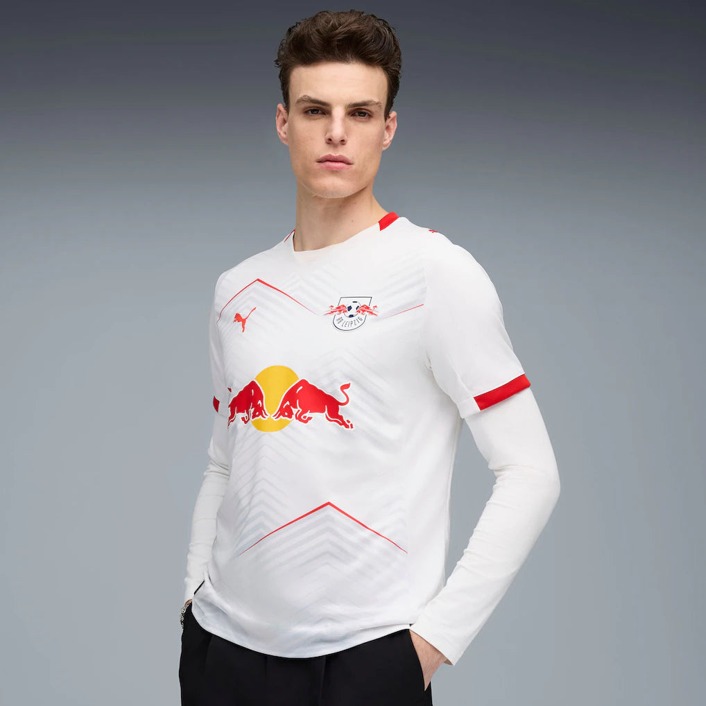 RB Leipzig Puma 2025/26 Home Replica Jersey - White