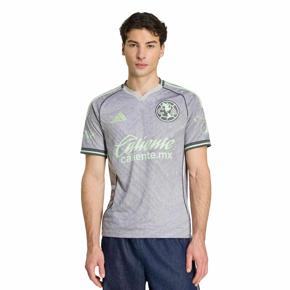 Club America adidas 2025/26 Third Replica Jersey - Gray