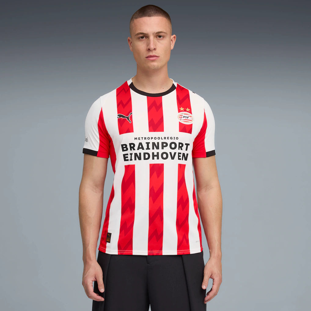 PSV Eindhoven Puma 2025/26 Home Replica Jersey - White