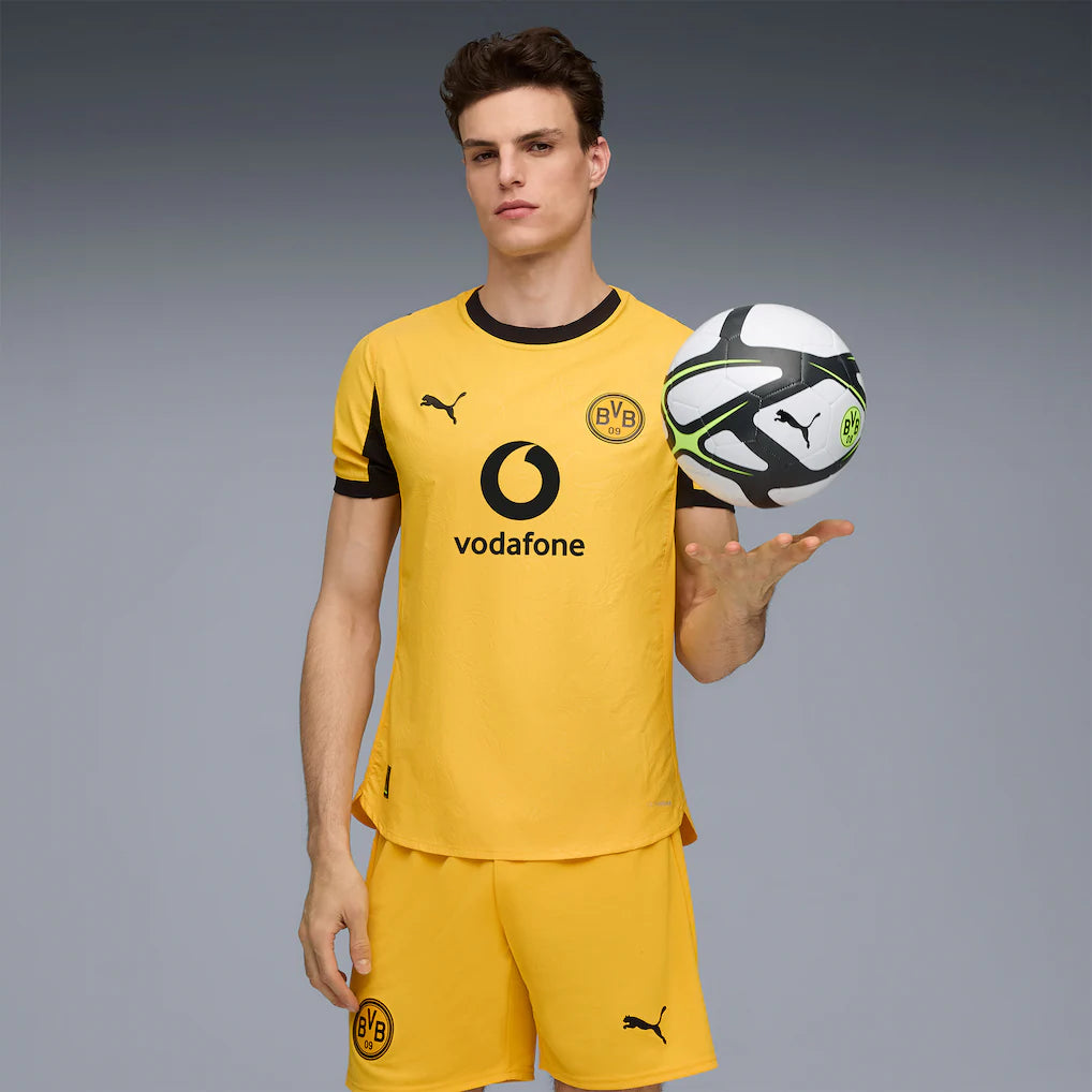 Borussia Dortmund Puma 2025/26 Cup Authentic Jersey - Yellow