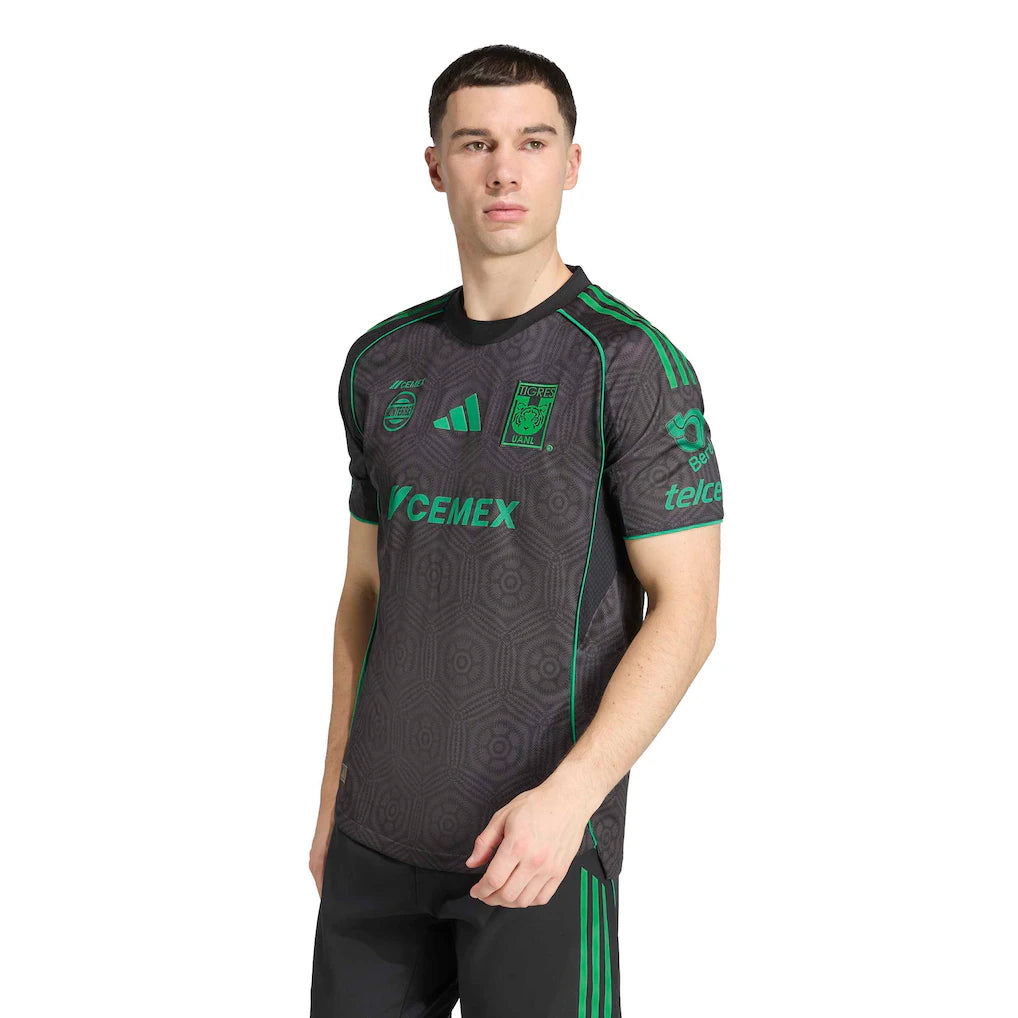 Tigres UANL adidas 2025/26 Third On Field Authentic Jersey - Gray